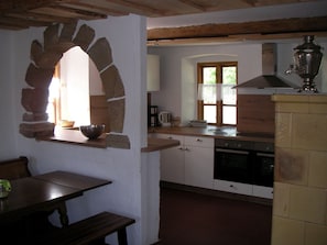 Refrigerador, microondas, horno y lavavajillas 