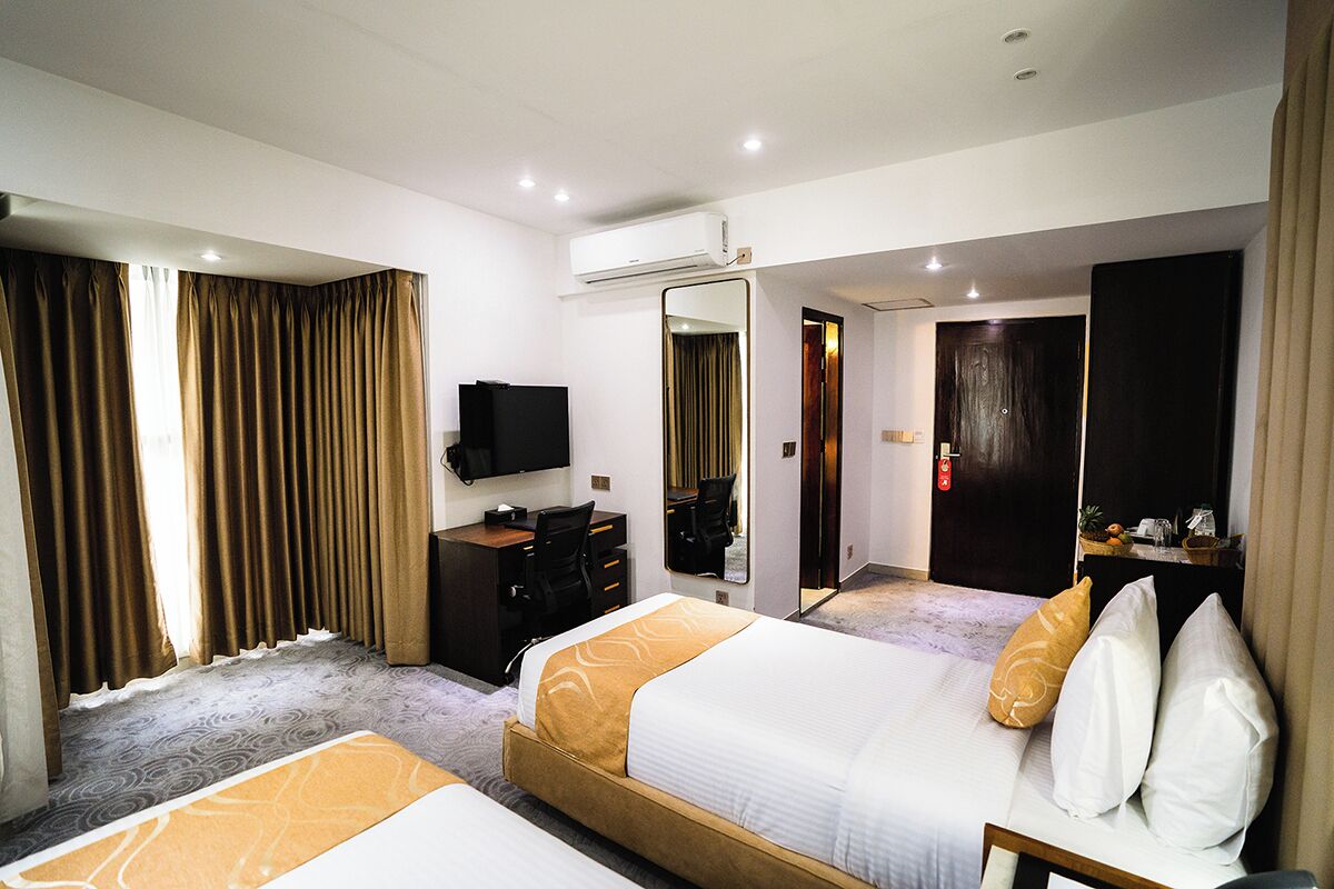 Phòng đơn Deluxe, quang cảnh thành phố | Két bảo mật tại phòng, bàn ủi/dụng cụ ủi quần áo 