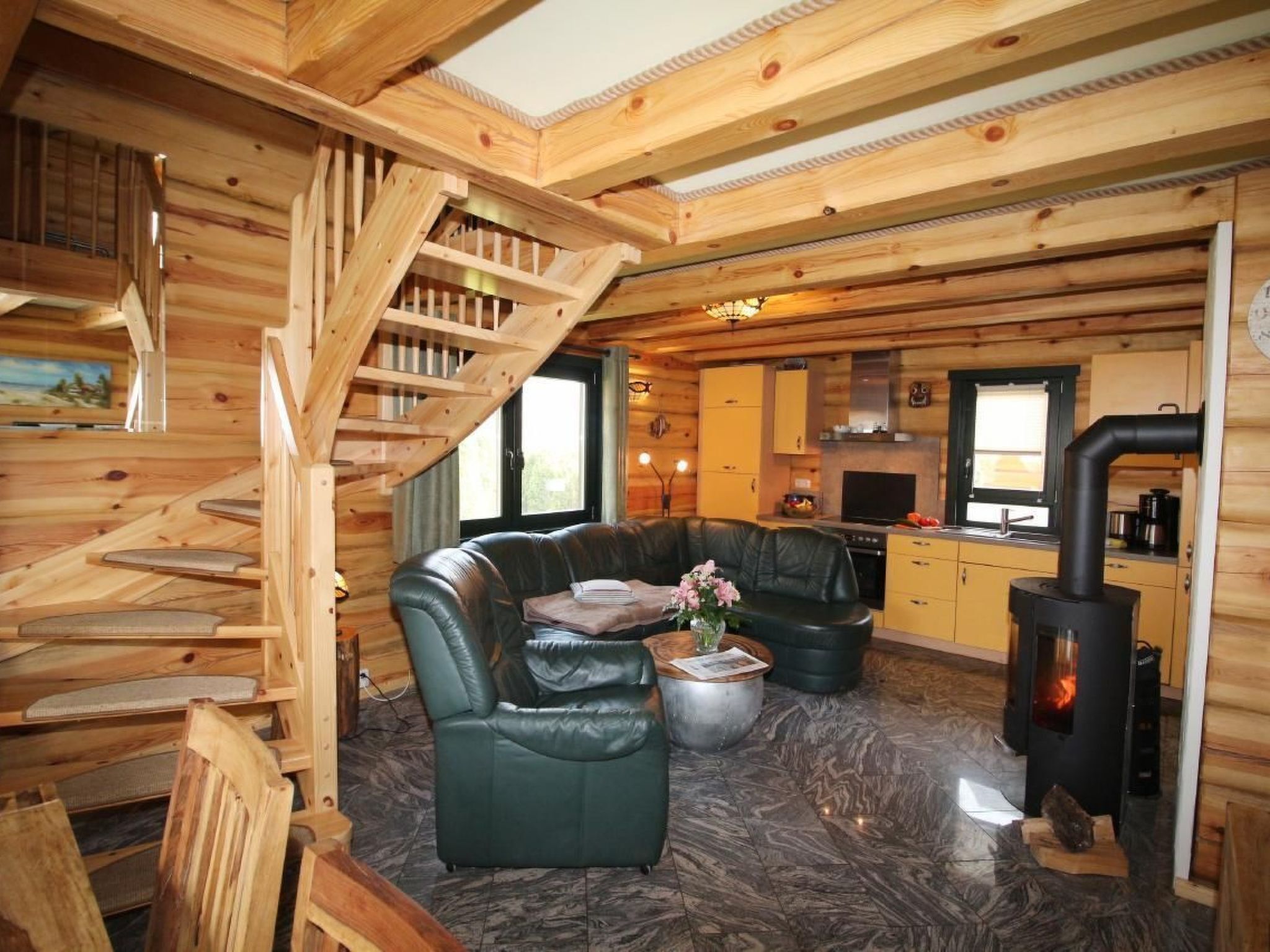 Télévision, cheminée