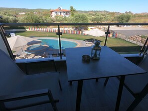 Outdoor dining - Finikas Garden Studios Pool Garten by Interhome (Nikiti)