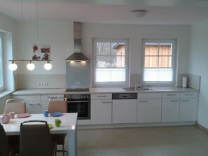 Fridge, oven, dishwasher, cookware/dishes/utensils - Apartment 4 by Interhome (Dassow)