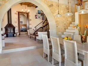 Dining - "Villa Aladanos" mit privatem Pool by Interhome (Kalami)