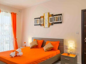 2 chambres, accès à Internet