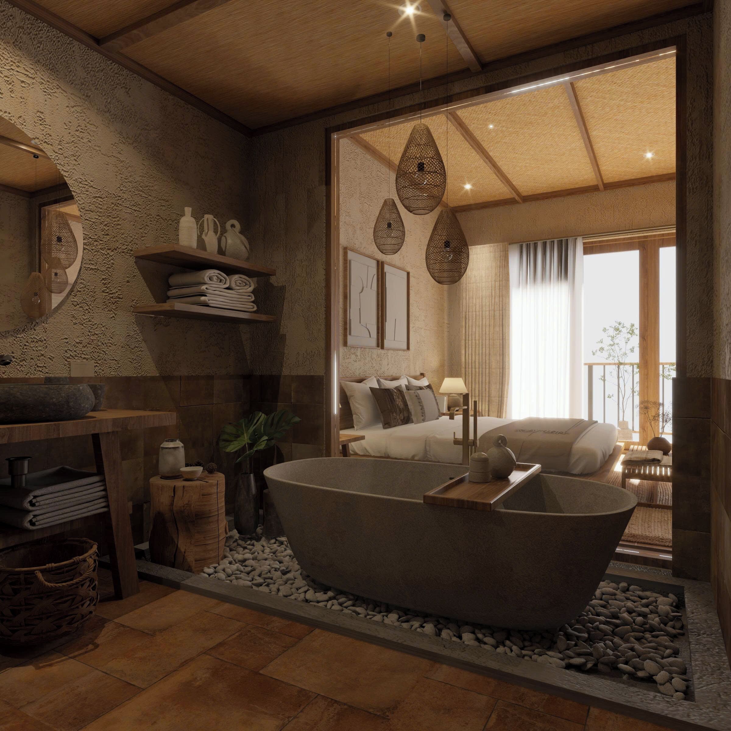 Luxury Suite, Mountain View | Bathroom | Slippers