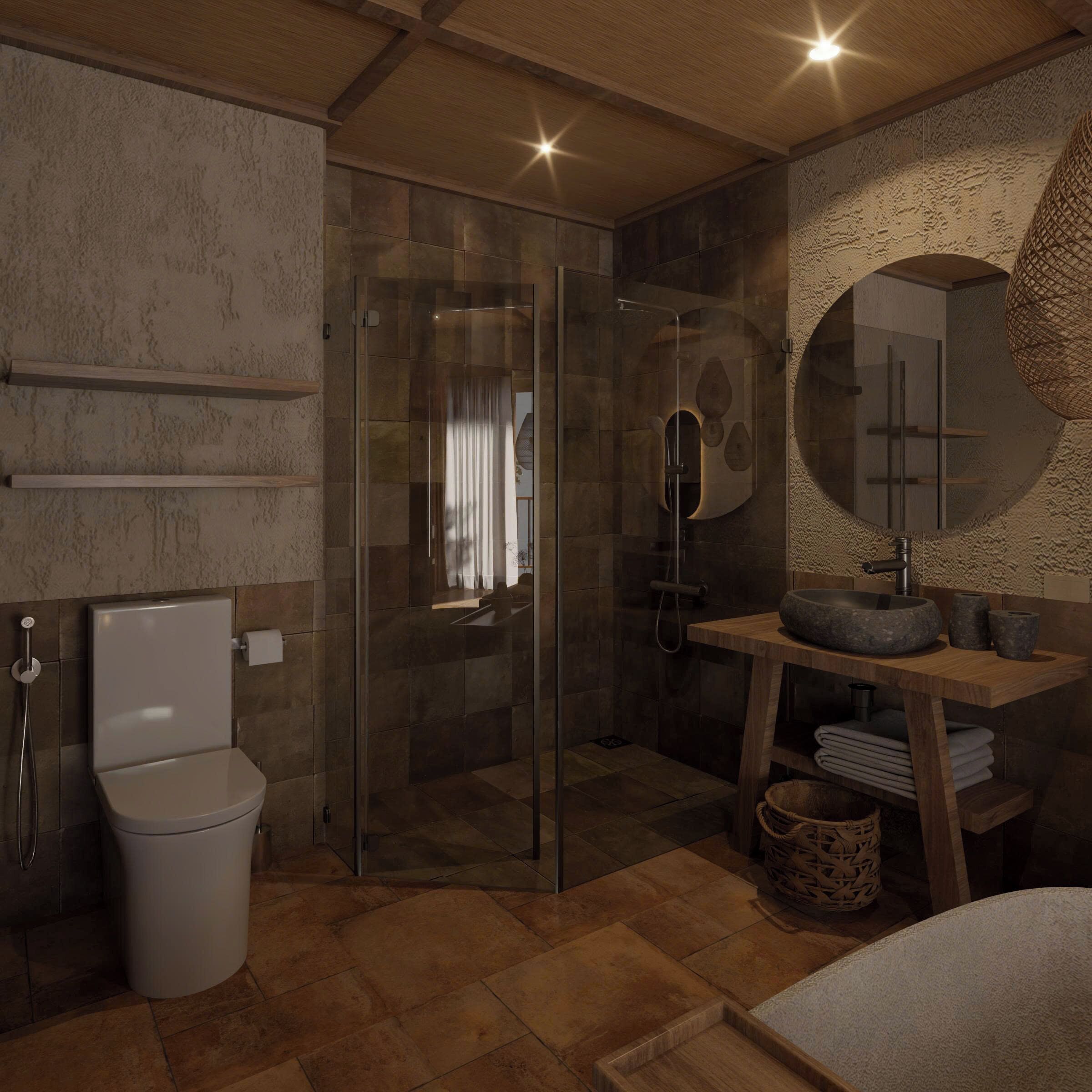 Deluxe Double Room, Balcony, Mountain View | Bathroom | Slippers