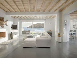 Fireplace - Villa Serene zu Fuß zu 4 Stränden by Interhome (Mykonos (Stadt))