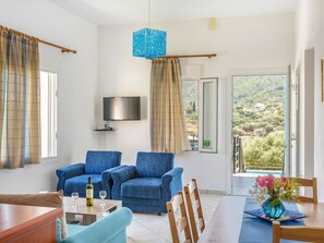 Living area - "Blue Villa" by Interhome (Agios Konstantinos)