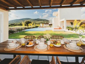 Outdoor dining - Kleopatras Villa by Interhome (Gennadi)