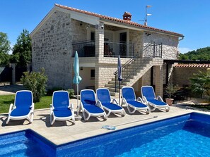 Pool - Istrische Stein Villa Lenny in der N ähe von Porec by Interhome (Dracevac)