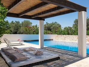 Una piscina riscaldata