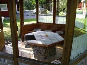 Outdoor dining - Toms Hütte by Interhome (Holsbybrunn)
