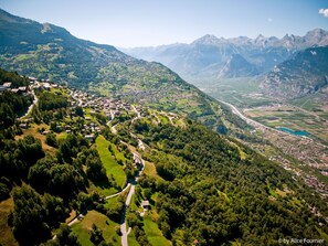 Aerial view - Fewo mit Blick auf die Berge by Interhome (Veysonnaz)