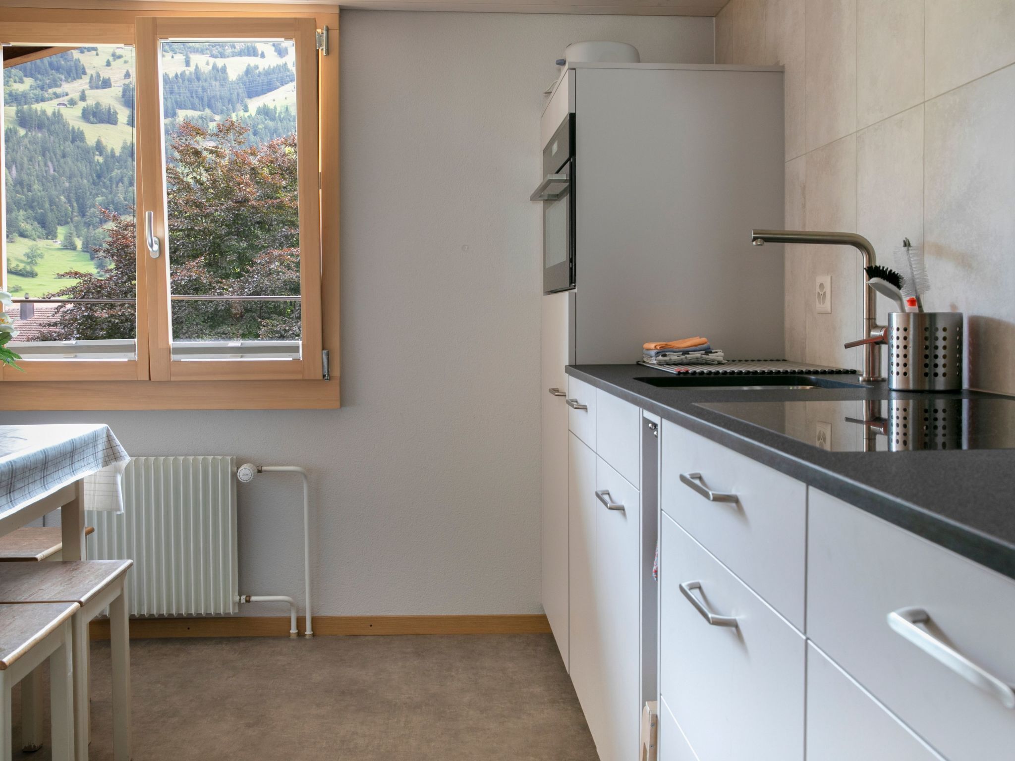 Kühlschrank, Ofen, Geschirrspüler, Kochgeschirr/Geschirr/Besteck