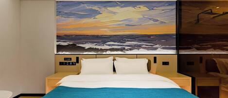 Standard Double Room, City View | Premium bedding, minibar, individually decorated, individually furnished