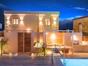 Outdoor dining - Hidden Gem Villa Pool und Jaccuzzi by Interhome (Georgioupoli)