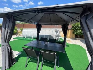Outdoor dining - Bella Vista Wohnung in Vodnjan Meerblick by Interhome (Barbariga)