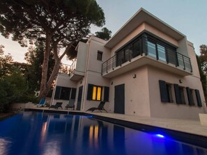 Una piscina riscaldata