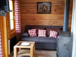 Fernseher, Kamin