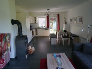 TV, fireplace, DVD player