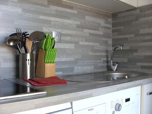 Refrigerador, microondas, horno y lavavajillas 