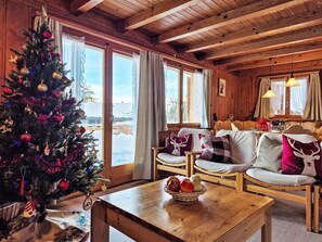 TV - Wonderful private villa for 6 people with WIFI, TV, terrace and pets allowed (Basse-nendaz)