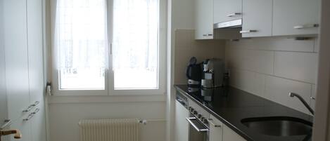 Kühlschrank, Ofen, Geschirrspüler, Kochgeschirr/Geschirr/Besteck