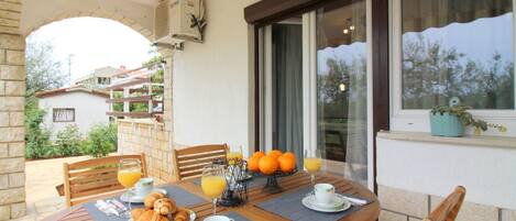 Opções para refeição ao ar livre