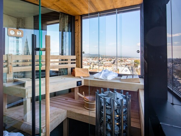 Sauna - Skyflats City View by Interhome (Vienna)