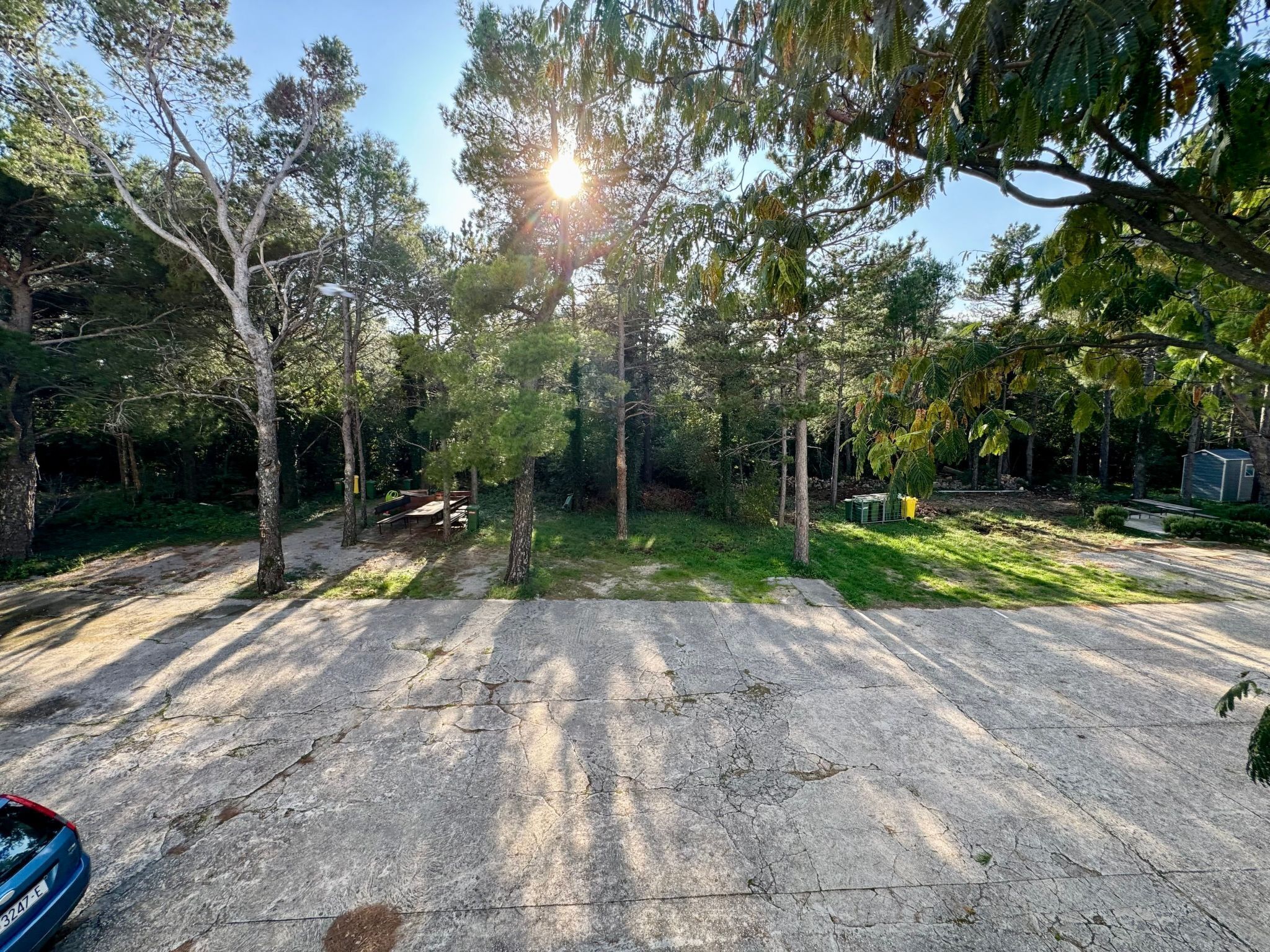 Terrain de l’hébergement 