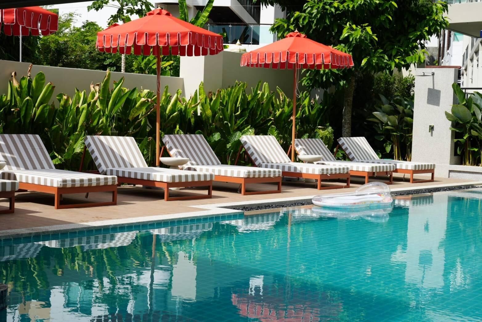 Alberca al aire libre 