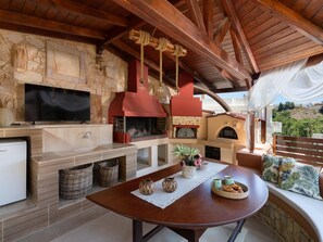 Outdoor dining - Haus Amarilia by Interhome (Faliraki)
