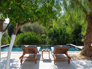 Una piscina climatizada