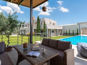 Outdoor dining - Gga Allbatros Villa by Interhome (Kolympia)