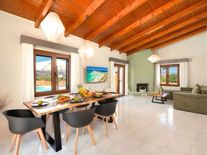 Dining - "Vegghera Villa" mit Bergblick by Interhome (Georgioupoli)