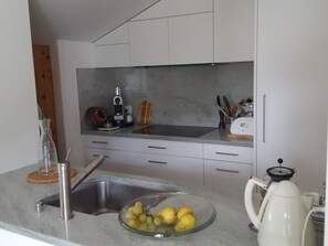 Fridge, oven, dishwasher, cookware/dishes/utensils - Chesa Betschla by Interhome (Celerina)