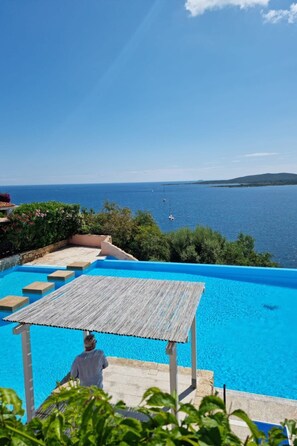 Pool - Casetta Ladunia mit Blick aufs Meer by Interhome (Golfo di Marinella)