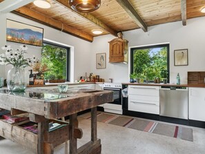 Fridge, microwave, dishwasher, cookware/dishes/utensils - "Mirija" - 350m from the sea by Interhome (Ebeltoft)
