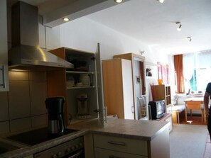 Fridge, oven, dishwasher, cookware/dishes/utensils - Haus Falkenberg 201 by Interhome (Oberstdorf)