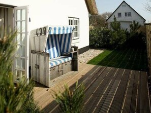 Terrace/patio - Landhaus Treskersand Maisonette by Interhome (Archsum)