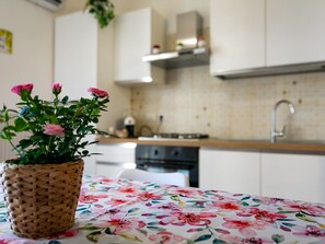 Fridge, microwave, oven, cookware/dishes/utensils - 'Mare Blu' by Interhome (Castelmola)