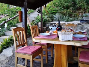 Outdoor dining - Chalet "Arve" by Interhome (Riederalp)