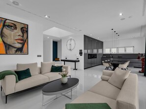 Living area - Penthouse Dals Exclusiv by Interhome (Tučepi)