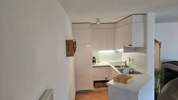 Kühlschrank, Mikrowelle, Ofen, Geschirrspüler