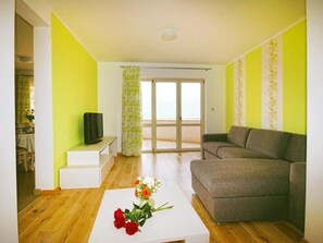 Living area - Moderne Ferienwohnung mit Balkonen mit Meerblick by Interhome (Medulin/Ližnjan)