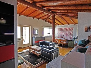 TV, fireplace - Casa Leula 2 1/2 Zimmerwohnung by Interhome (Ronco sopra Ascona)