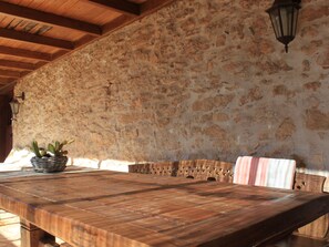 Outdoor dining - Kanarisches Haus mit privatem Pool und Garten by Interhome (Giniginamar)