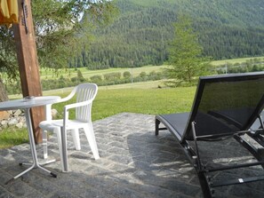 Terrace/patio - Residenz La Mora 32 by Interhome (La Punt-Chamues-ch)