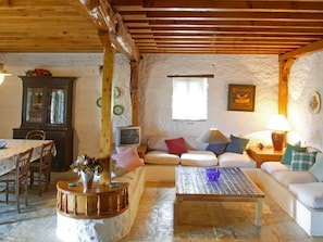 Fernseher, Kamin