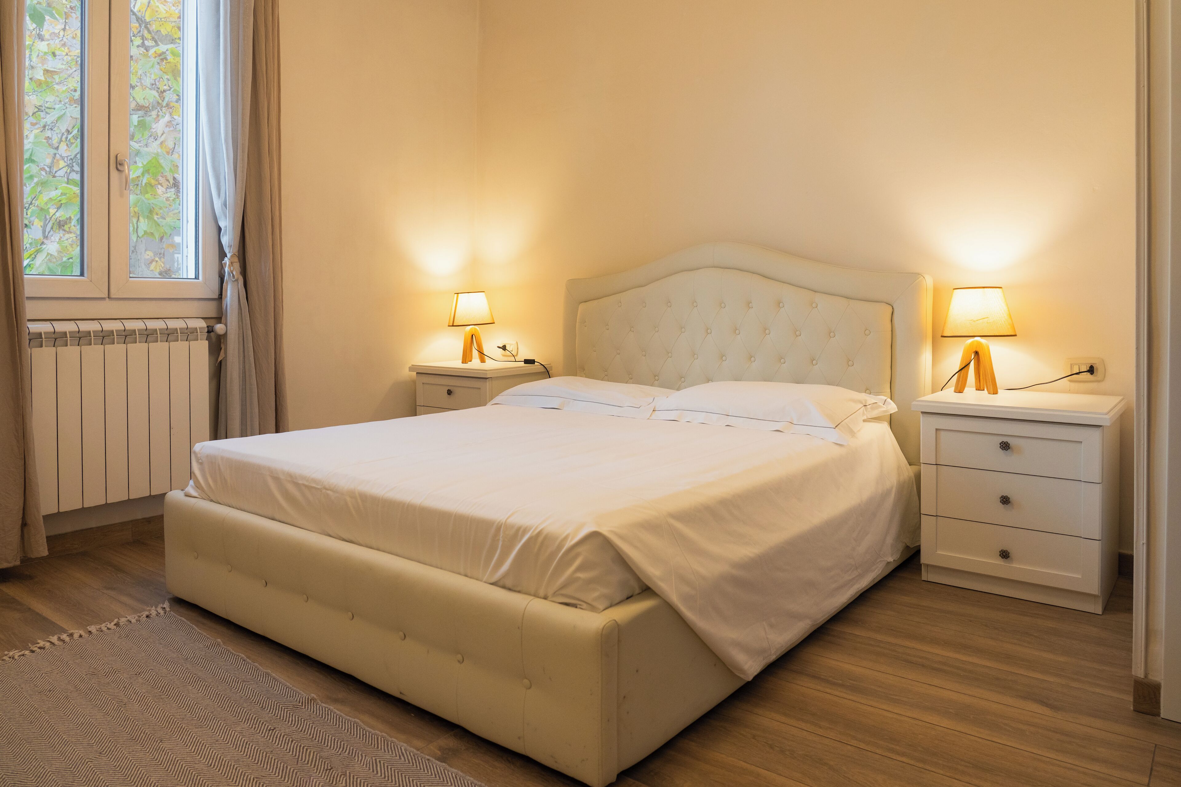 Comfort-lejlighed - balkon - byudsigt | Skrivebord, arbejdsområde til bærbare computere, gratis Wi-Fi