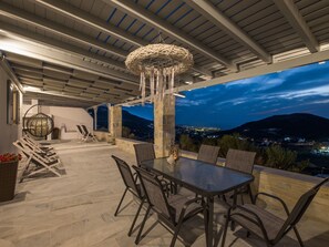 Outdoor dining - Schöne Villa Thetis mit eigenem Pool by Interhome (Paros)
